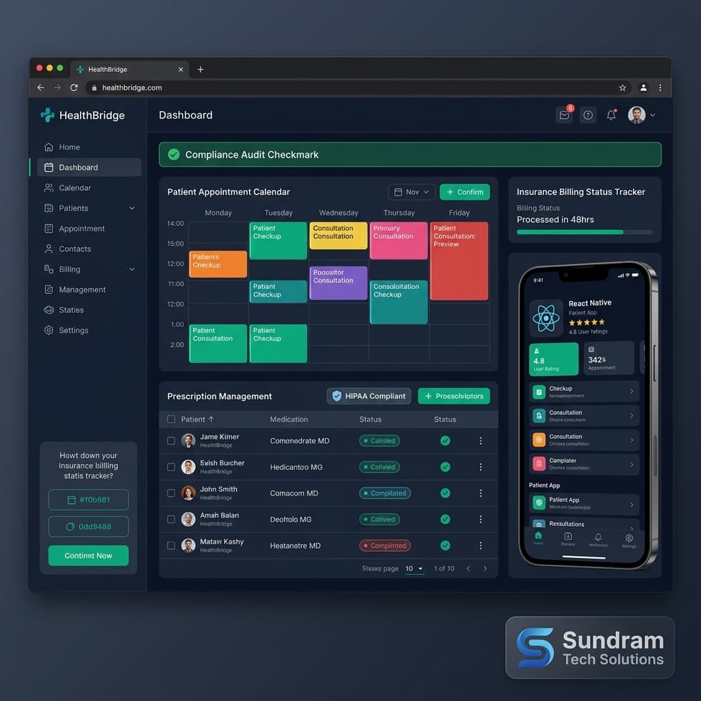 HealthBridge - Patient Management Portal