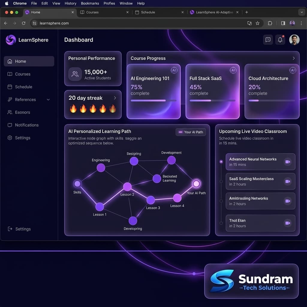LearnSphere - Student Learning Dashboard